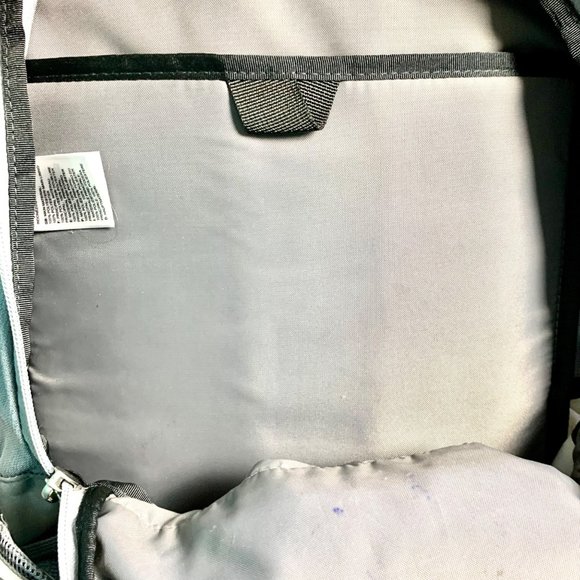 North Face Jester Backpack UA Alabama Athletes Laptop Sleeve 2 Handles Gray - Picture 8 of 15